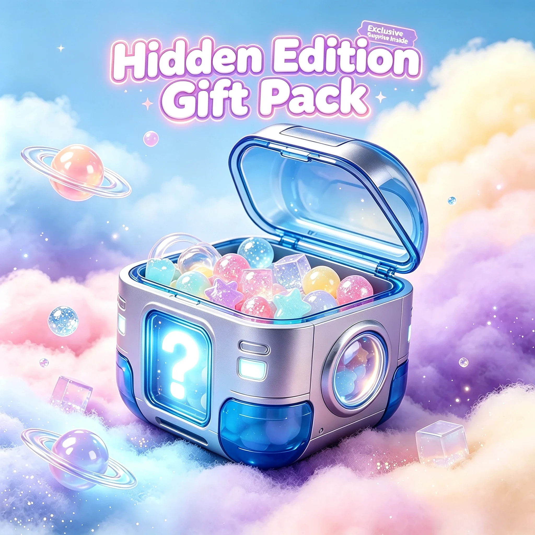 100+PCS Squishy Mystery Blind Box, Mixed Soft Rubber Fidget Dolls with Limited Edition Gift Pack, Surprise Blind Box Gift