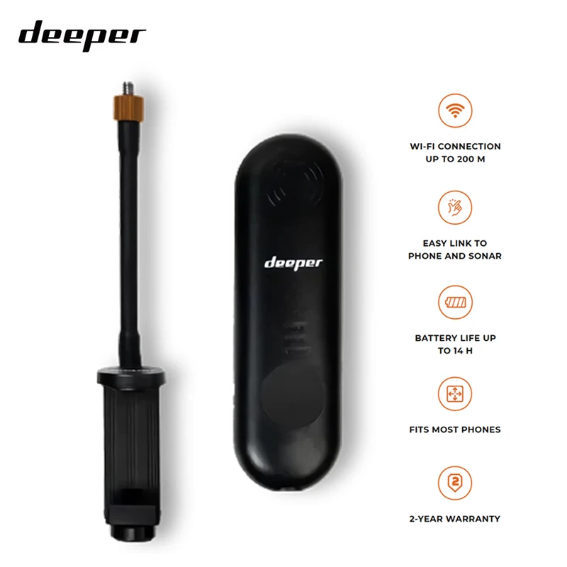 Imagem -03 - Deeper Range Extender e Suporte Smart Sonar Acessórios