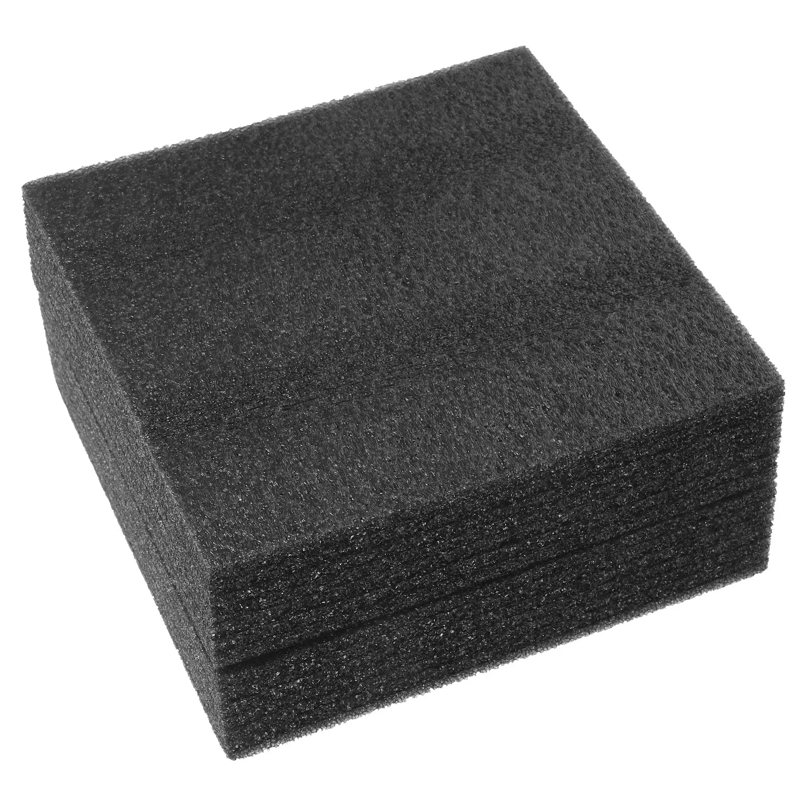 2 Pcs Black Pearl Cotton DIY Foam Cushion Packing Supply Board Expanding Packaging Inserts Daily Use Blocks Multi-use