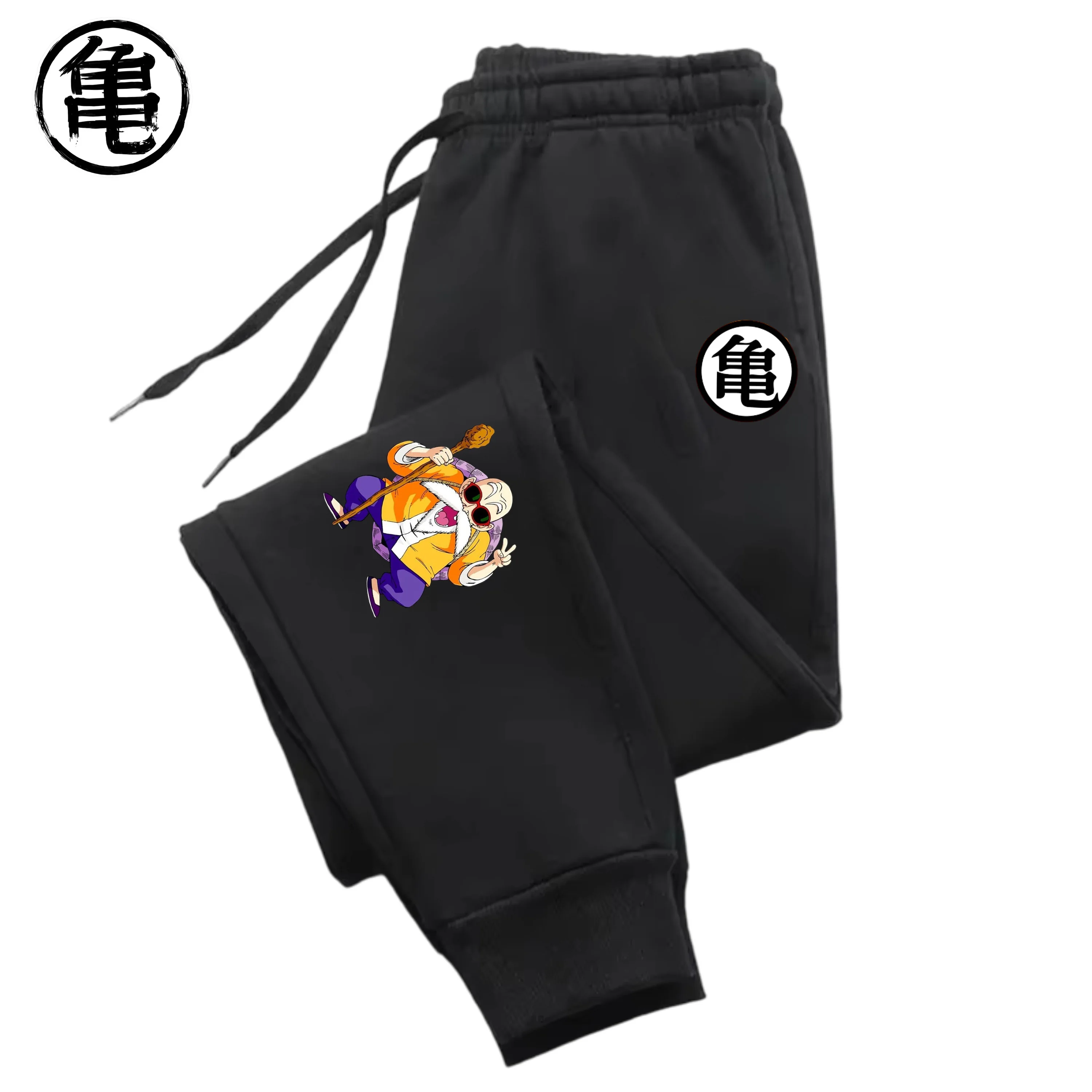 

Pantalones Deportivos Casuales con Cordón para Hombre, Estilo Anime Dragon Ball Master Roshi, Ropa Urbana Harajuku