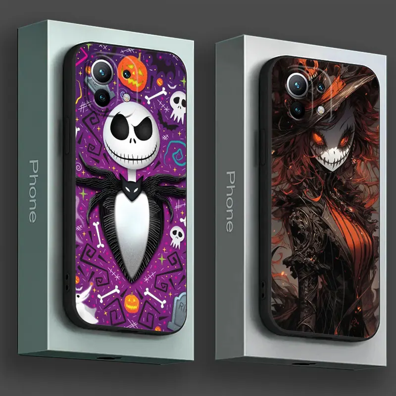 

Jack Sally Skellington Phone Case For Xiaomi Poco X8Pro Max X7 X8 M6 M7 M8 F6 F7 Pro F8 11T 13T 14T 15T Pro 15 Ultra Soft Cover