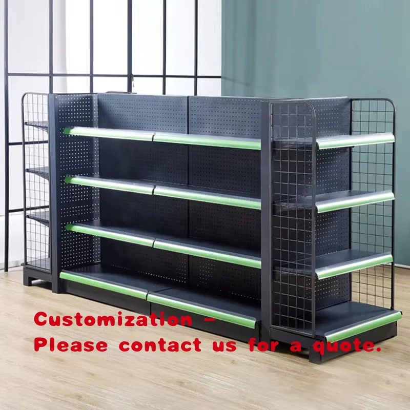 

Металлические стеллажи для супермаркетов, торговые витрины, полки для магазинов