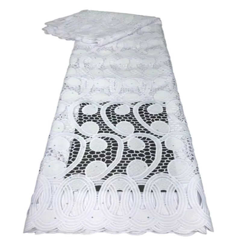 2022 High Quality African Punch Cotton Lace Fabric With Stones Embroidery Swiss Voile Lace In Switzerland For Wedding