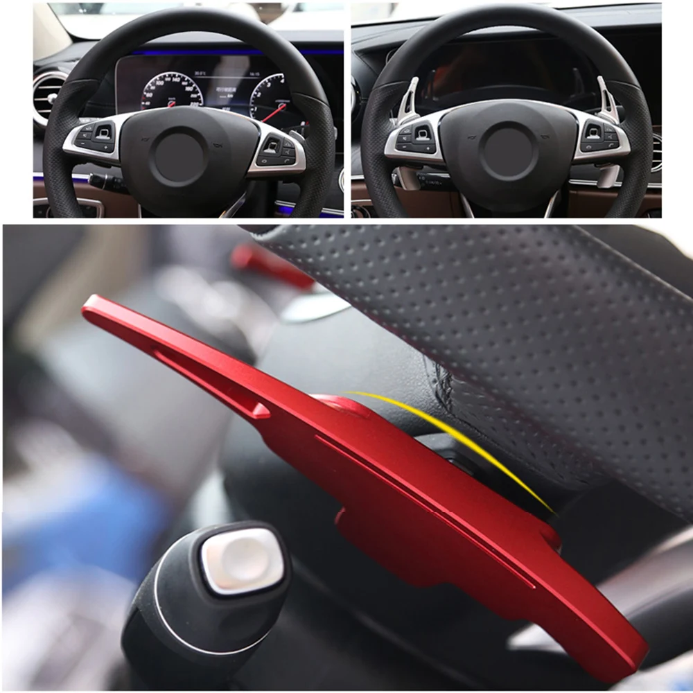 Shift Paddles For Mercedes-Benz A B C CL GL S Class Car Steering Wheel DSG Paddle Extension