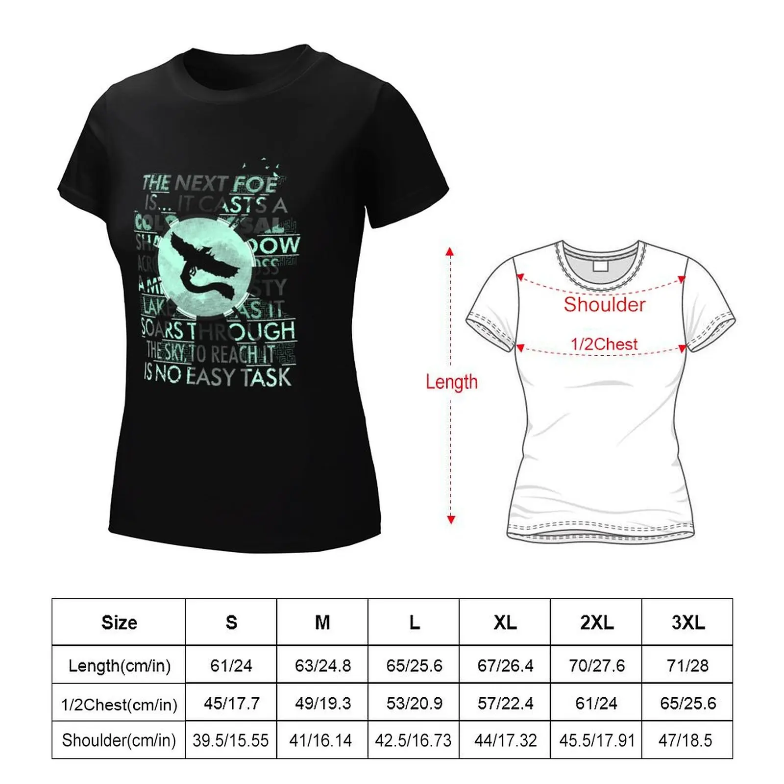 Shadow of the Colossus - Dormin announces - Avion (N) T-Shirt anime clothes anime woman t shirt