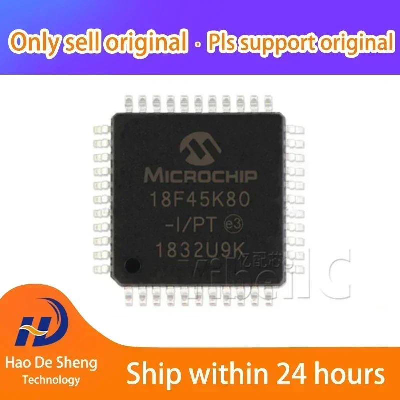 

10 шт./лот PIC18F45K80-I/PT TQFP44, новые оригинальные, в наличии, поставка электронных компонентов