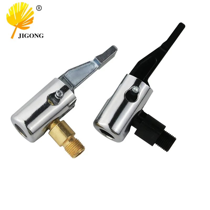 Inflatable Adapter Chuck Tire Inflator Nozzle Car Air Pump Accessories Hand Pressure Nozzle Press Handle Inflatable Chuck