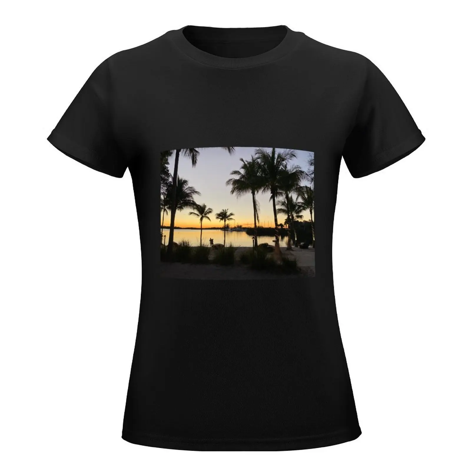 Sunset at Sandpiper Bay Club Med Florida T-Shirt tees hippie clothes T-shirts for Women