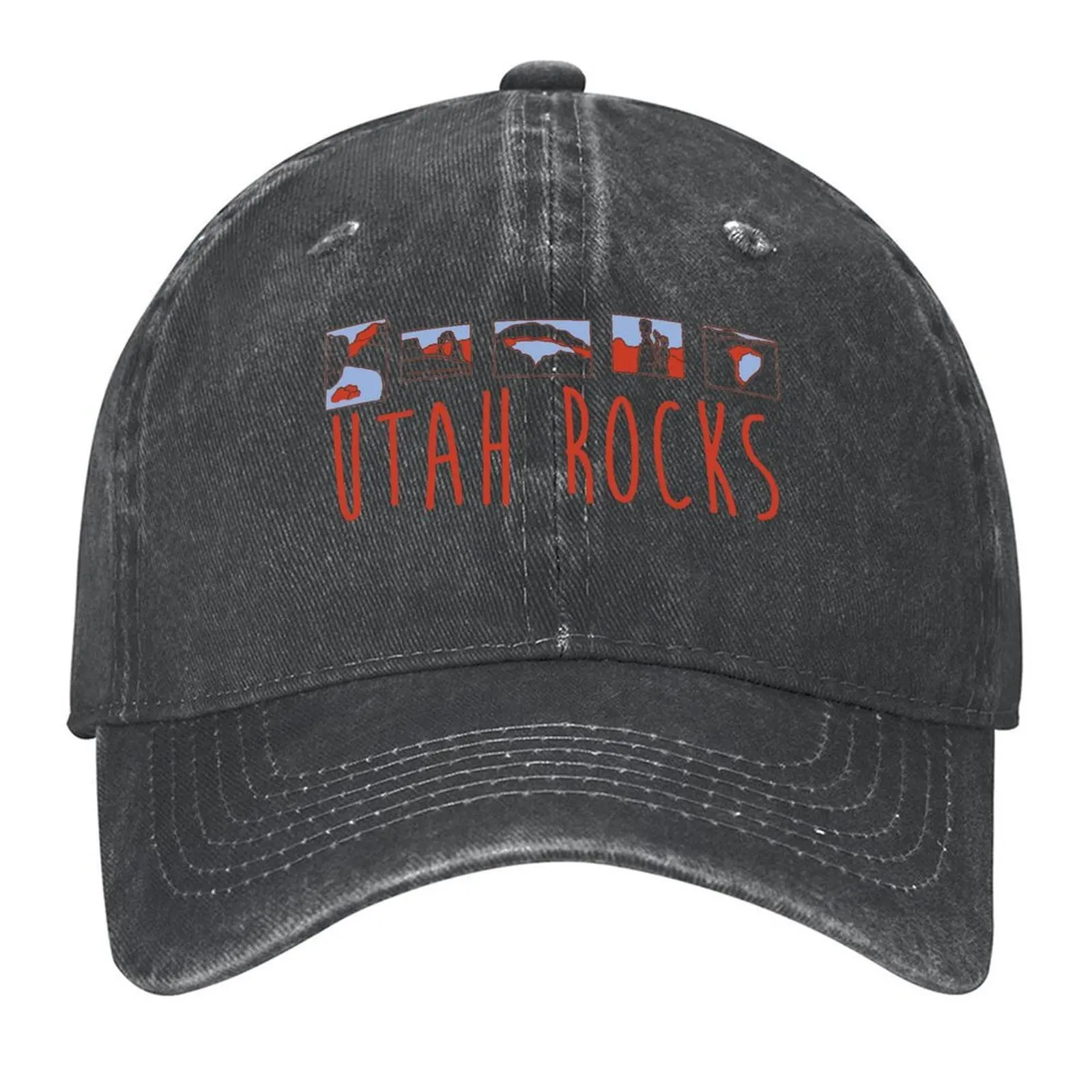 

Utah Rocks Baseball Cap Hat Baseball Cap Hat Luxury Brand Military Cap Man Luxury Luxury Woman Men's