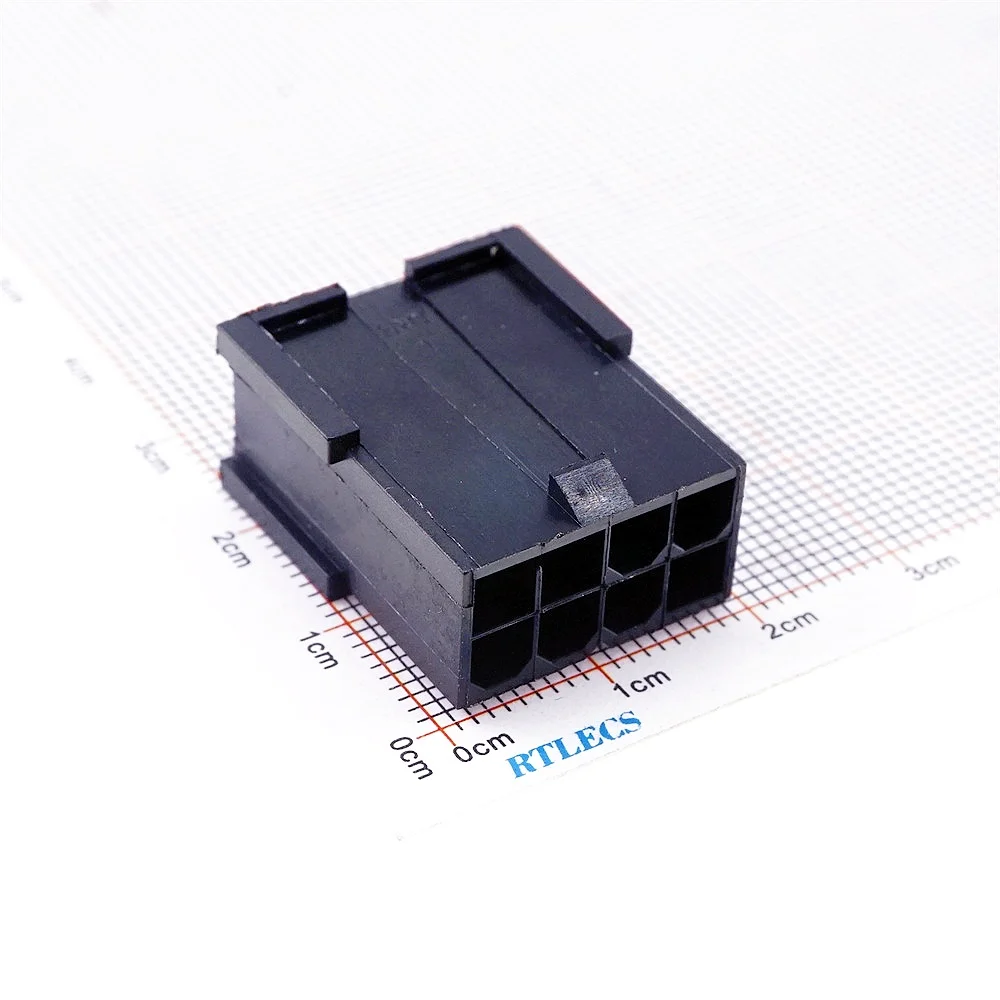 10/100 Pcs Mini-Fit 5557 8 Position Receptacle Housing Plug 4.20 mm PCI-E PCIe GPU Graphics Card Power Connector Shell Terminals