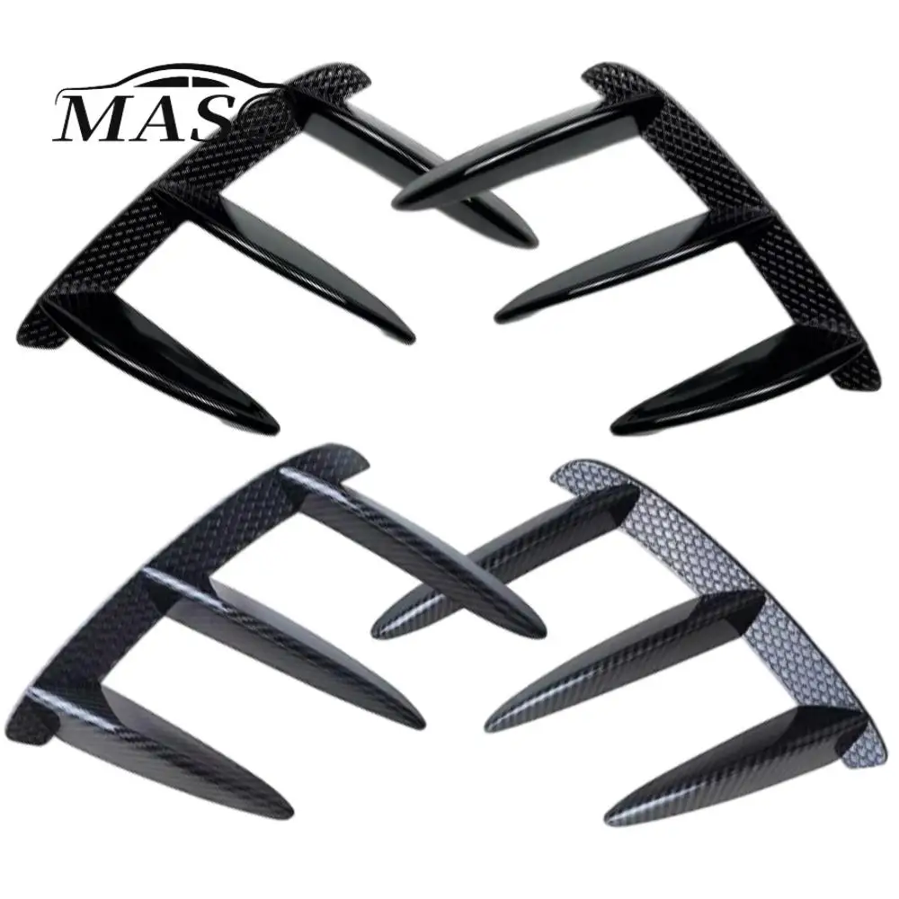 2pcs Rear Bumper Spoiler Cover Trim for Mercedes Benz A-Class W176 A160 A180 A200 A250 A260 A45 AMG Hatchback 2013-2018