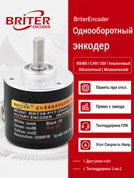 6mm solid shaft Rotary Absolute Encoder RS485 SSI CAN Power-Off Memory singleturn Angle Sensor for Equipment