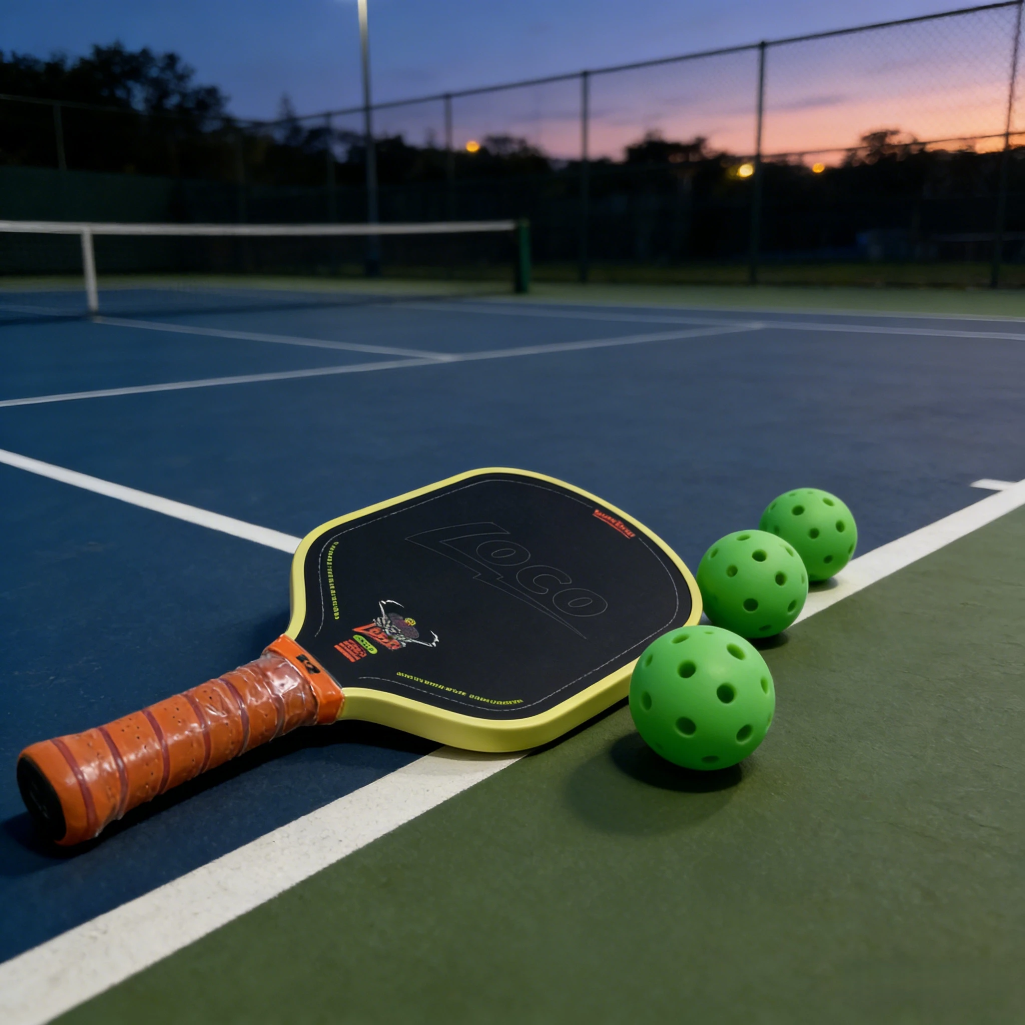Bread and Butter Loco Pickleball Paddle 16mm Dual-Density Foam Core Hybrid Elongated CFC T700 Carbon Fiber Pickleball Paddles