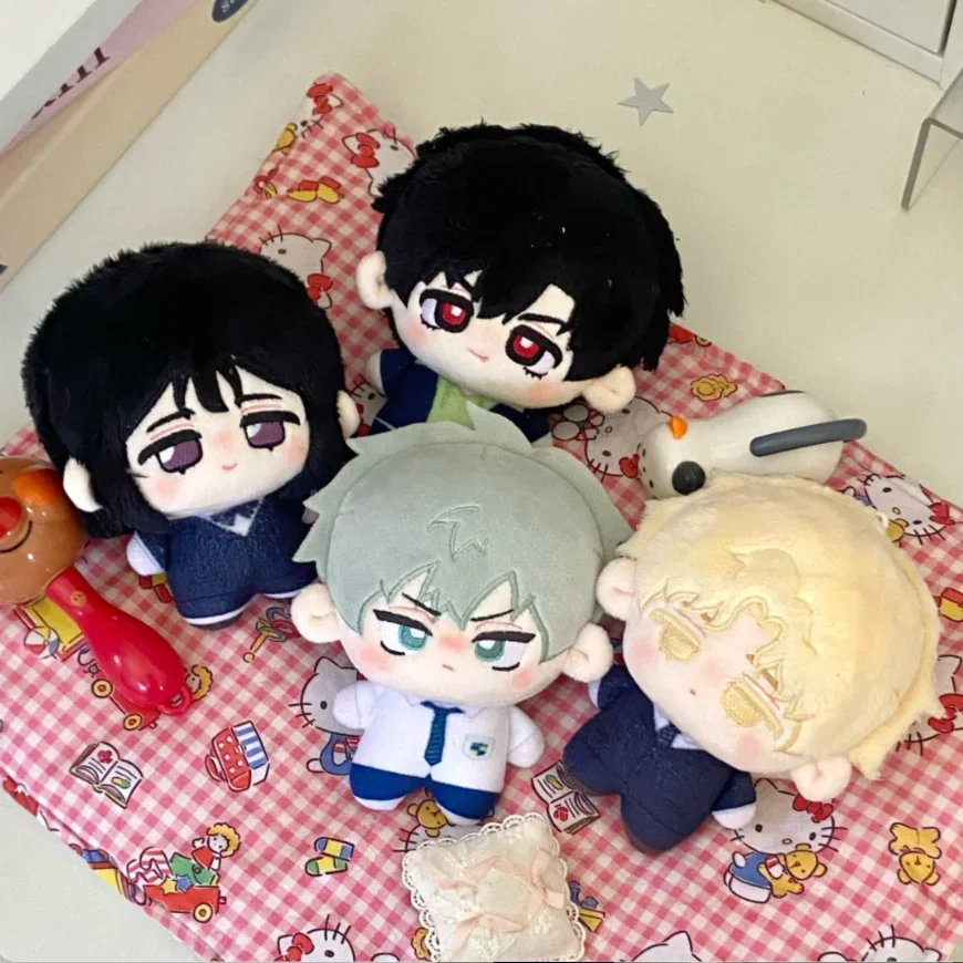 

IVAN & TILL Alien Stage Couple Keychains Cartoon Plush Stuffed Doll Pendant Car Keyring Keychain Accessories Christmas Gift