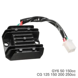 Current Rectifier Universal Voltage Regulator Motorcycle Voltage Stabilizer 4 Wires 4 Pins 12V For GY6 50 150-250CC ATV Scooter