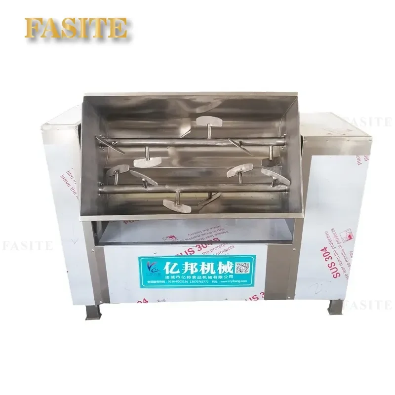 For Commercial Vertical Sausage Stuffer Machine Forward Reverse Mixing Meat Filling Processor for Ham Sausage Making
