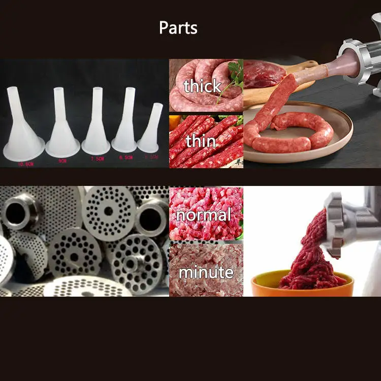 Commercial and household multi-function fully automatic electric meat grinder grinder and slicer WG12