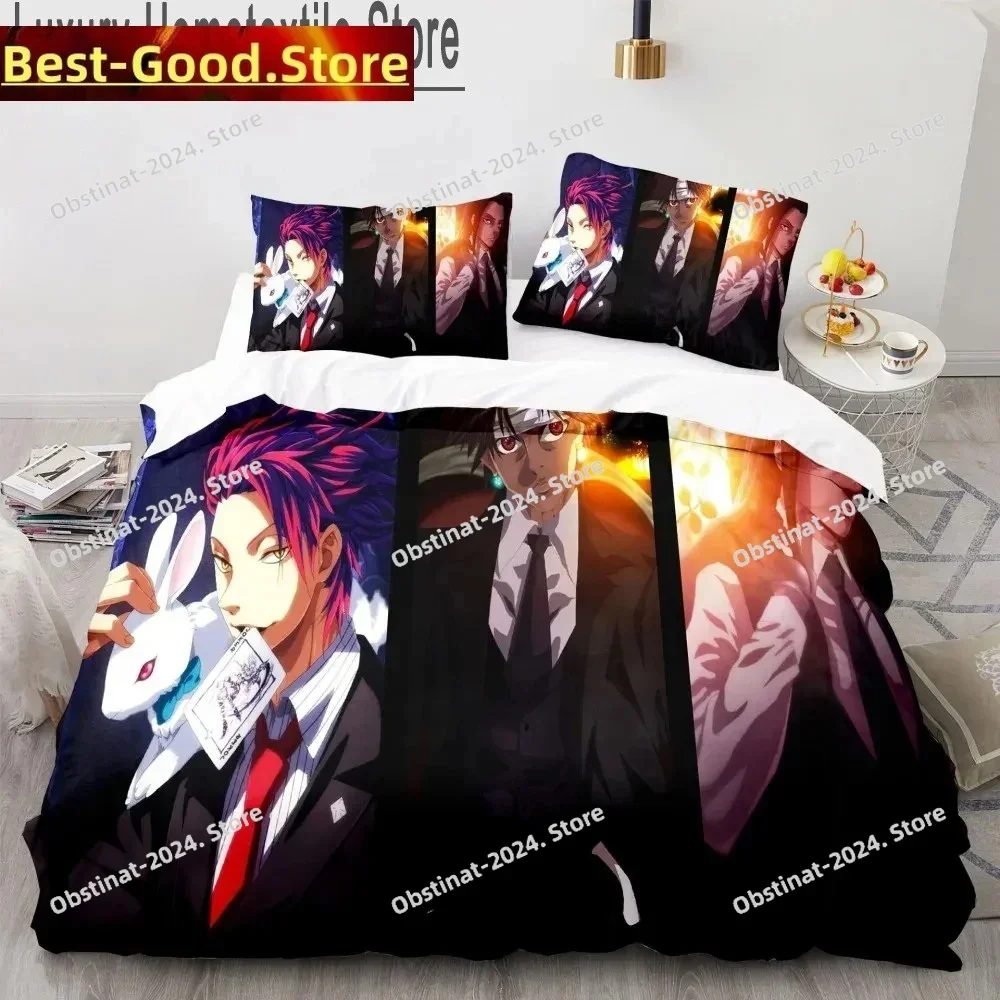 

Top 3D Hunter X Hunter Bedding Set Printed single Comforter Quilt Bed Cover Duvet Cover Pillow Case 3 Pieces Set Kids Adult Size