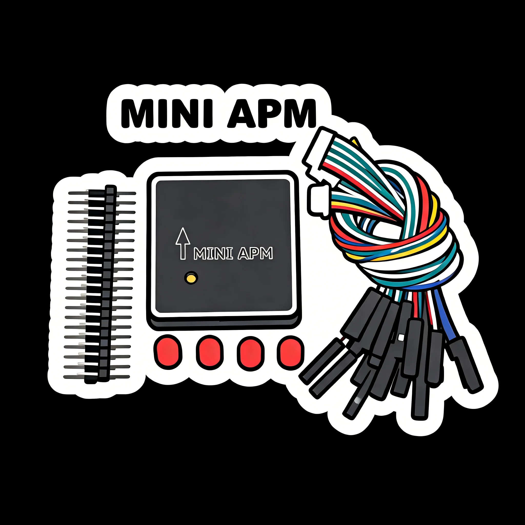DroneHub MiNi APM With Casing V3.3 Flight Controller Ardupilot Quadcopter Multicopter APM2.8 Plane