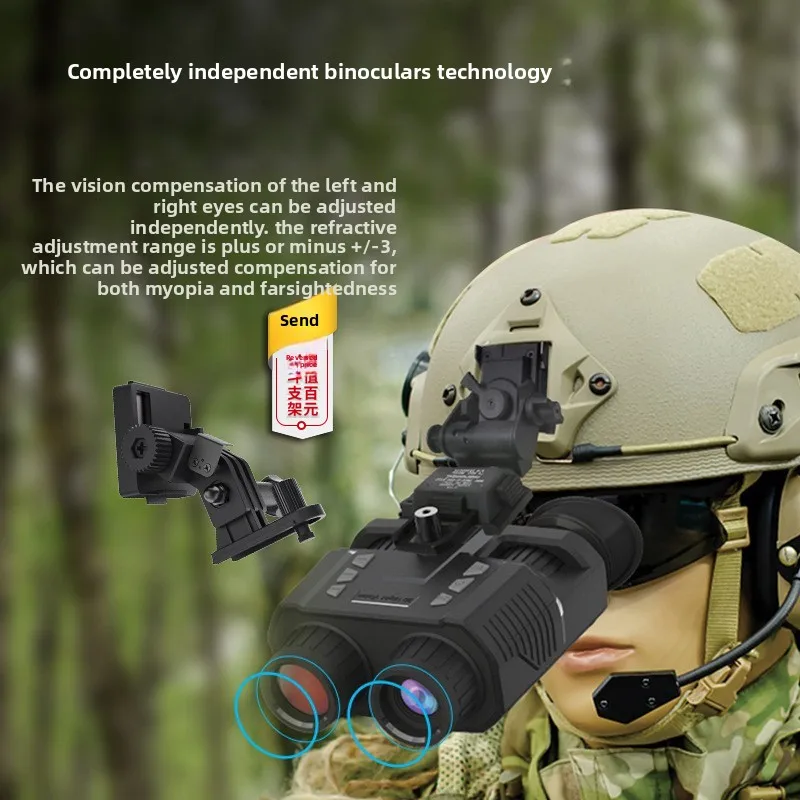 

New Head-mounted Night Vision Device Telescope Nighttime HD Helmet Binocular Infrared Night Vision Goggles Outdoor