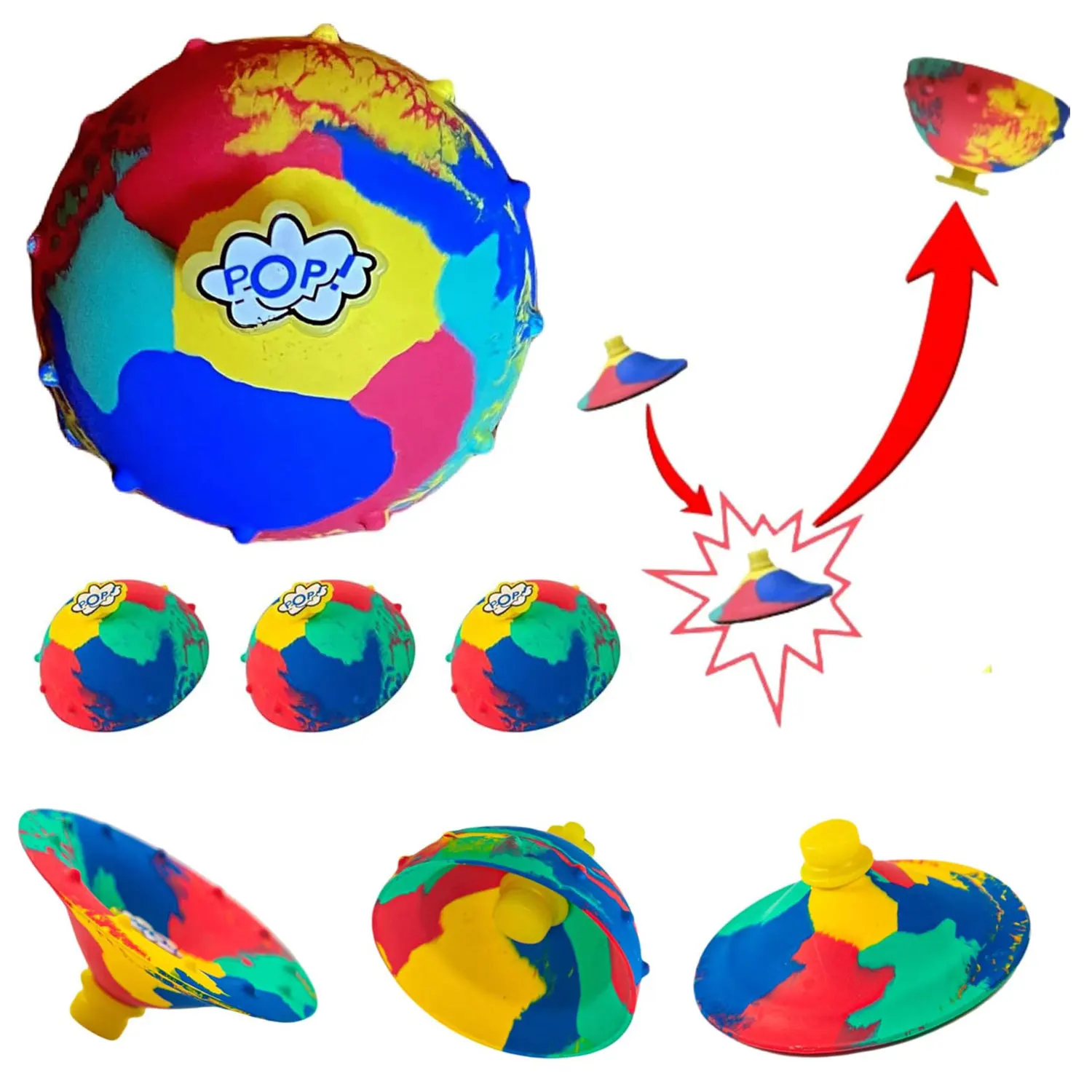 

Jumping Bounce Fidget Toy for Kids Autism Sensory Pop up Bounce Jumping Birthday Party Favor Suitable for Boys And Children Gift