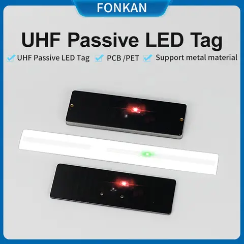 자산 관리를 위한 LED 조명 UHF RFID 태그가 포함된 860Mhz EPC GEN2 패시브 RFID 태그