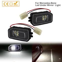 2x For Mercedes-Benz W205 W213 W222 X253 GLB GLC 2014-2020 LED Under Side Mirror Lights Peddle Lamps Car Accsesories A0999064302