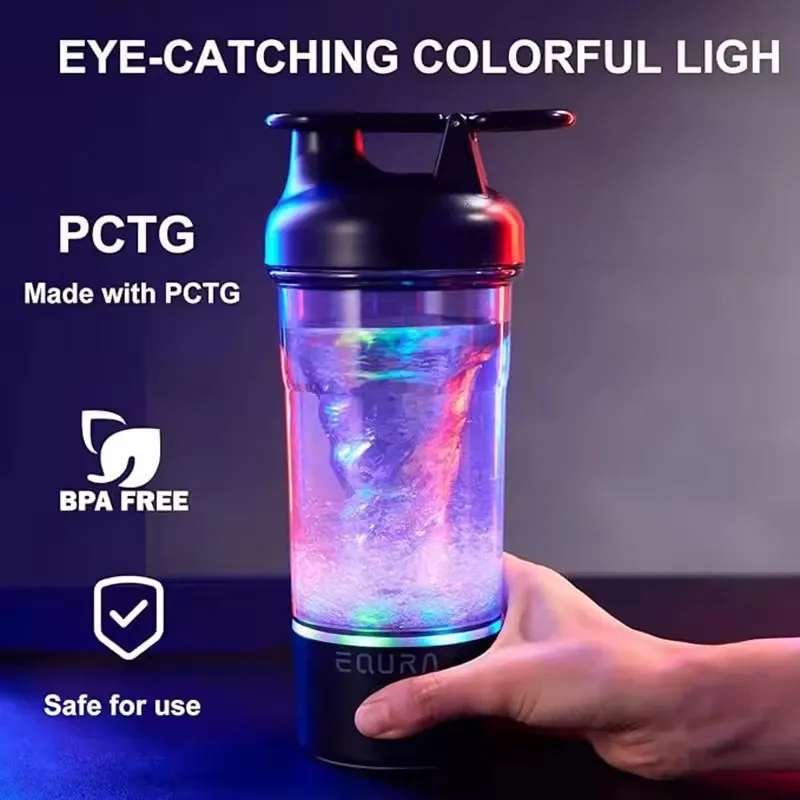 25Oz Electric Protein Shaker Bottle 2