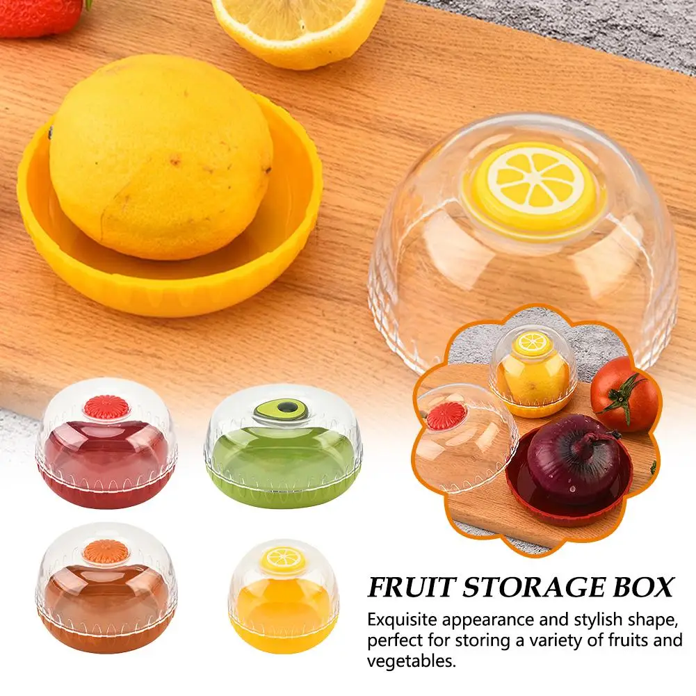 

Food Preservation Box Refrigerator Storage Box Vegetable Containers Fruit Tomatoes Onion Keeping Lemon Box Crisper St E4y1