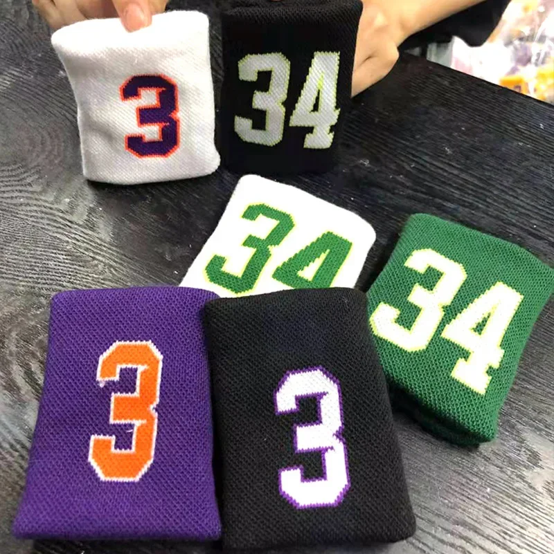 1PC Professional Basketball Sport Wristbands Fitness Sweatband Hand Wrist Support Brace Wraps Badminton Tennis Cotton Hand Band