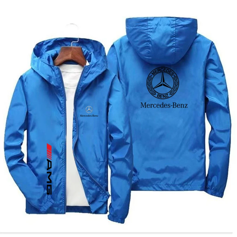 2024 Men\'s and Women\'s Mercedes Benz Motorcycle Riding Windbreakers, Men\'s and Women\'s Sports Windbreakers, Sports and Leisure