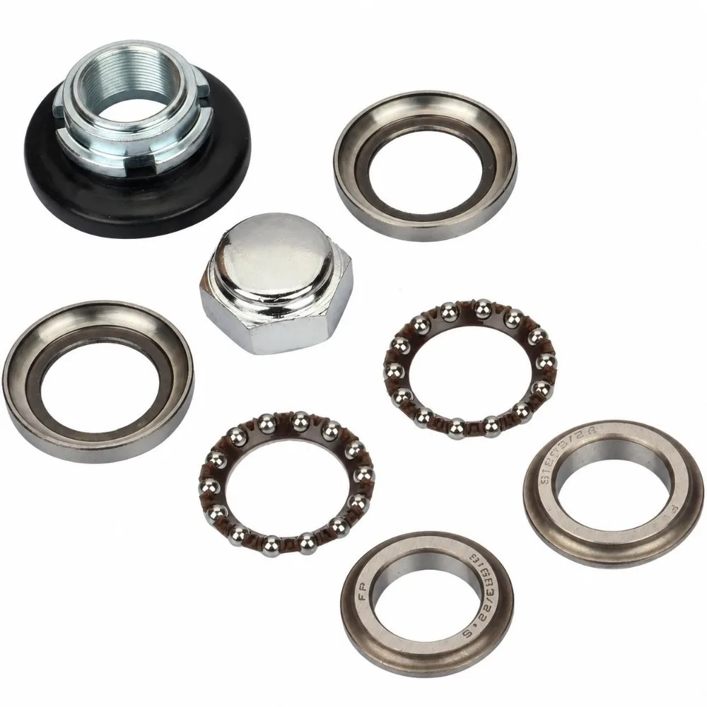 8Pcs/Set Taper Design Taper Bearing Kit Rod Mount Kit Set Steering Bearing Kit Precision Fit for Honda CRF/XR50 CT70 /90 Z50/R/J