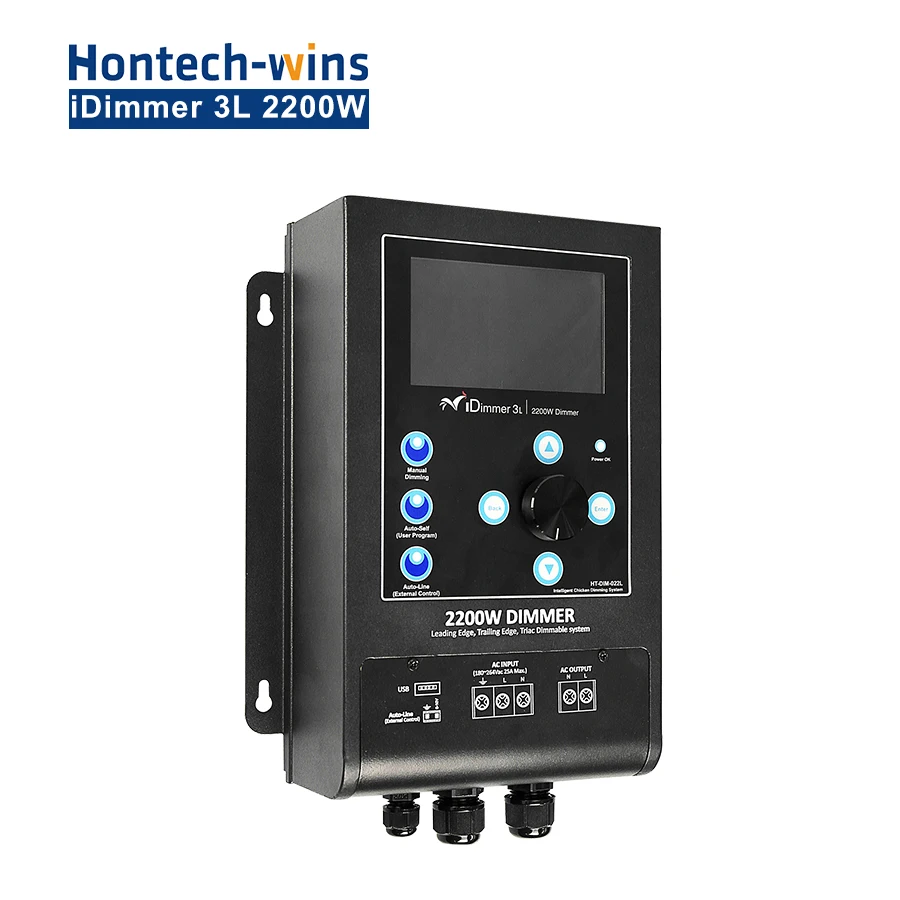 Hontech-wins Programmable 2200W Dimmer Poultry Farm Equipment LED Light Controller