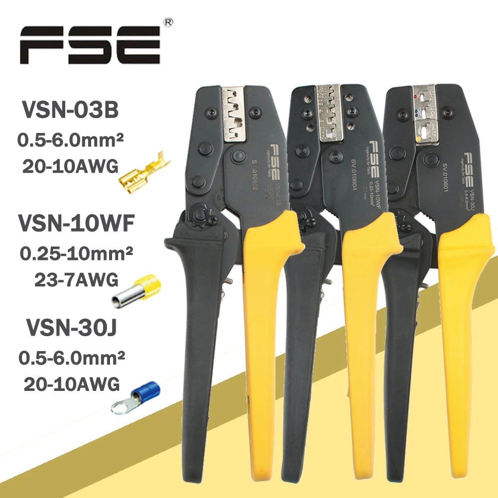 High-quality Crimping Pliers VSN-03B VSN-10WF  VSN-30J  High Precision Terminal Crimp Self-adjusting Tools Terminal Crimping