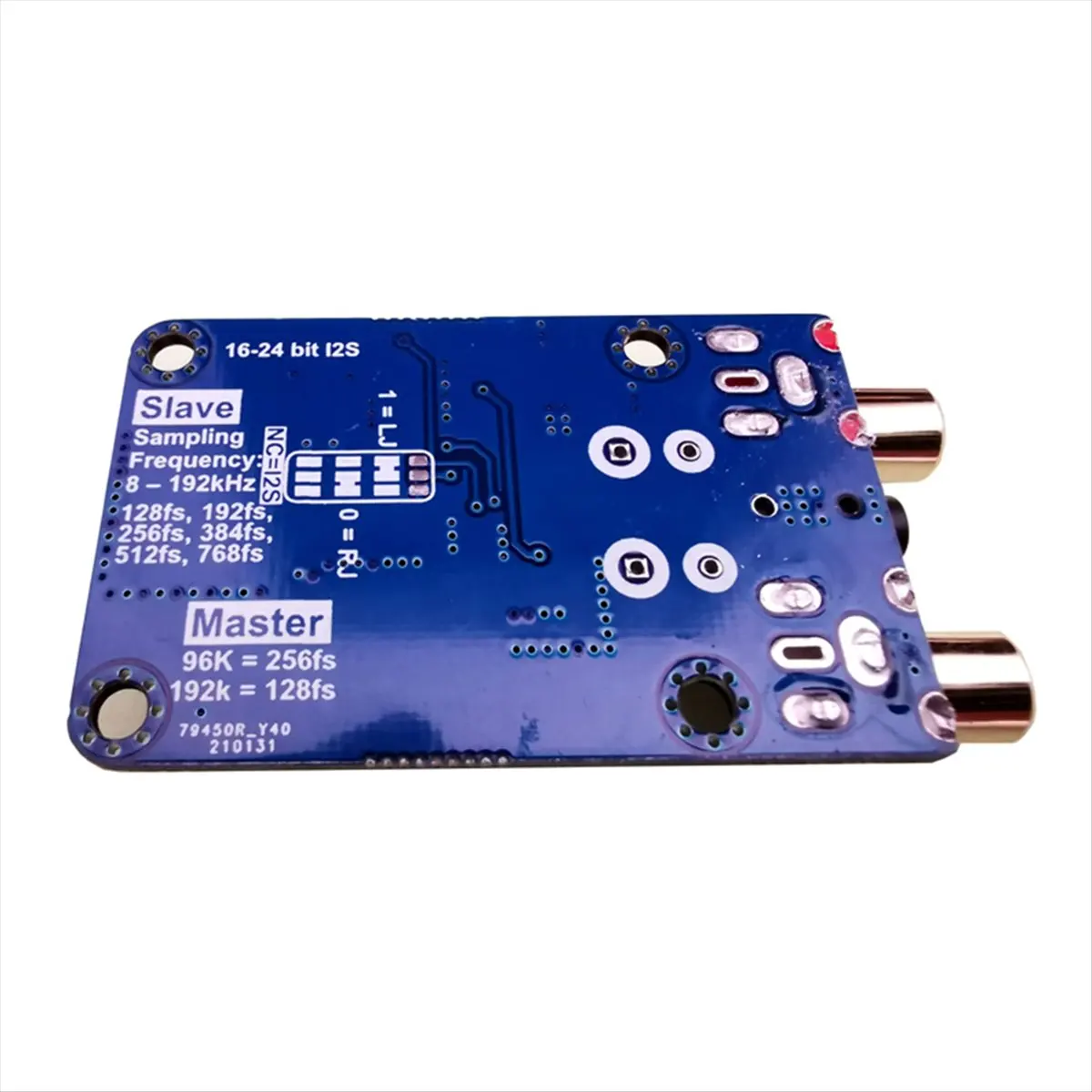 AAAE I2S ADC Audio I2S Acquisition Card Module Master/Slave Mode 24Bit 192K 96K 48K Multi-Functional Development Board