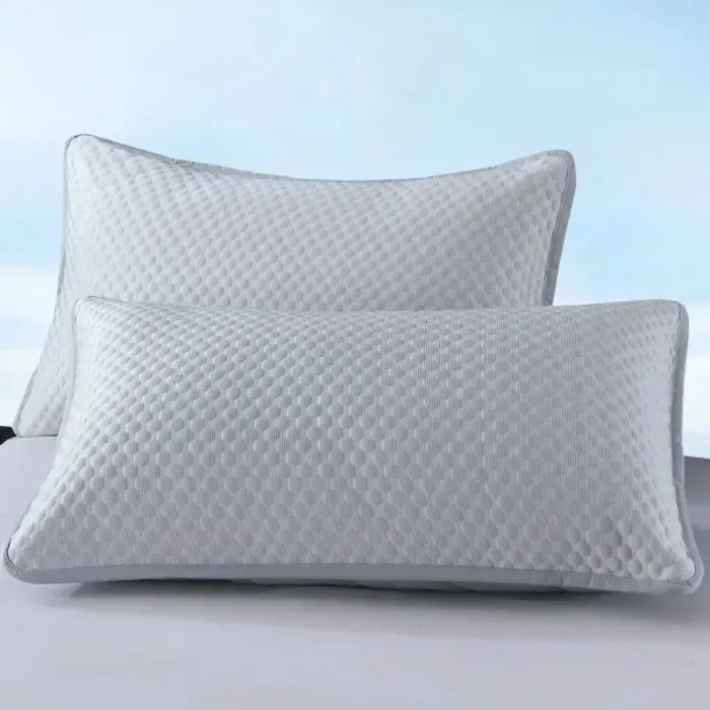 Summer Cooling Pillowcase Solid Color Ice Bean Bean Pillowcase Cool Feeling Air Conditioning Cover Washable  (No Pillow) 48x74cm image 6