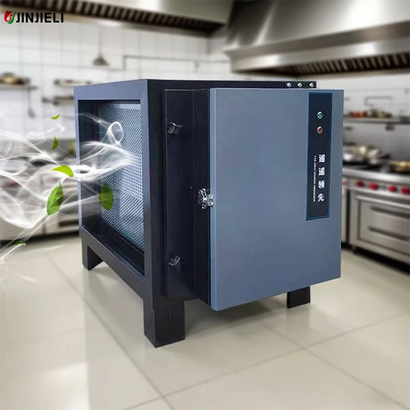 Electrostatic Commercial Grade Air Purifier Oil Fume for Kitchen Air Cleaner Home Use Household High Efficiency Energy Saving