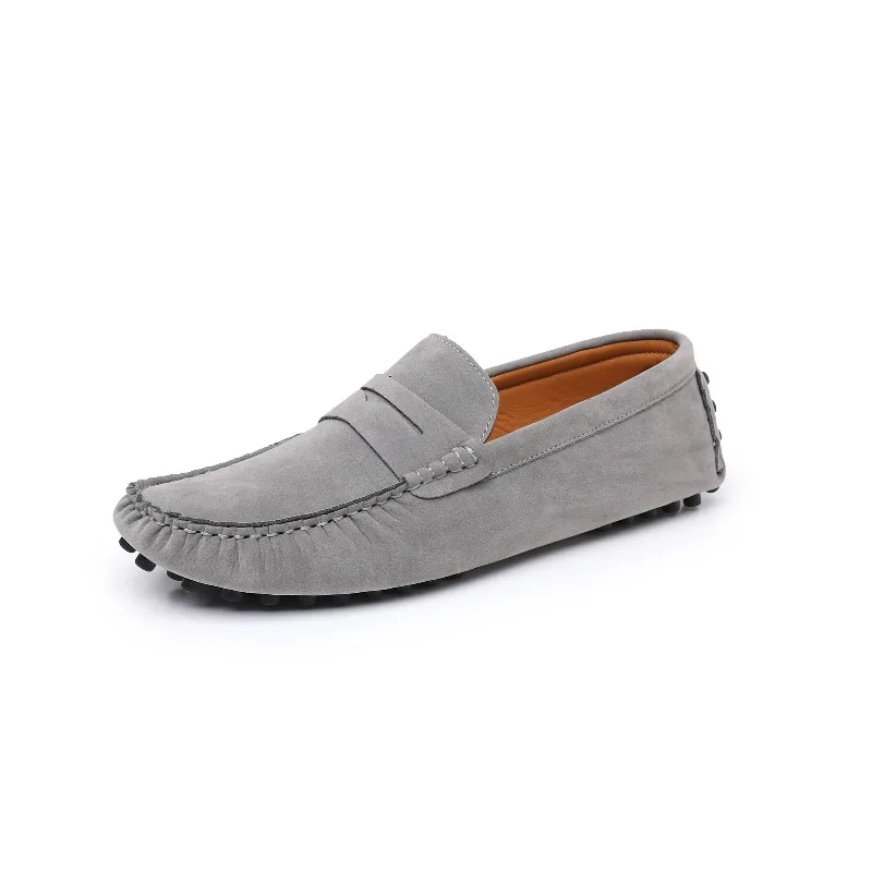 

Men's Casual Fashion Genuine Leather Loafers Moccasins Slip-On Driving Shoes 38-50 Size Range Male Flats Comfort Footwear