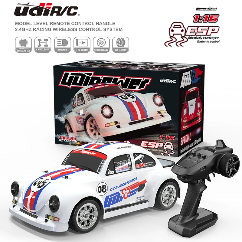 UDIRC 1/16 2.4G 60KM/H RC Brushless Car UD1601 UD1602 UD1603 UD1604 Pro High Speed Off Road 4WD Racing Car