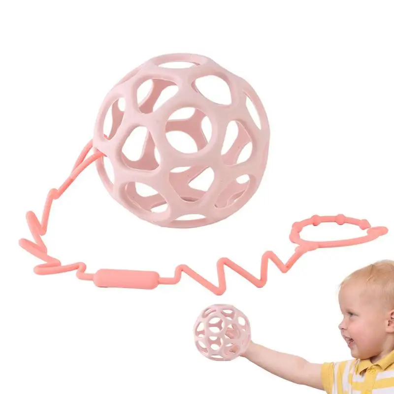 

New Kids Teething Silicone Nursing Teether Gifts Dental Care Durable Teether Ball Teething Infant Chewing Toy Baby Stuff