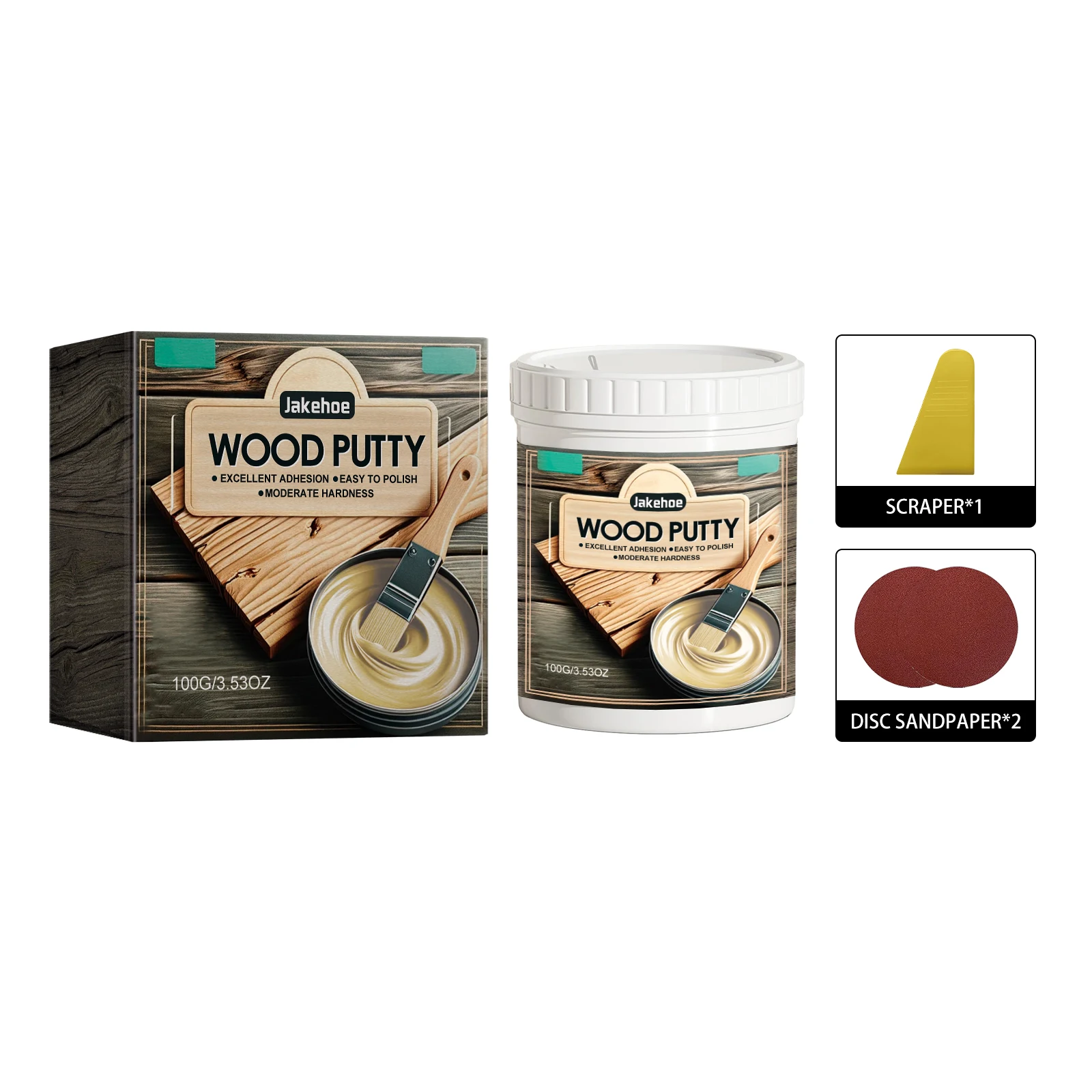 Wood Putty Brown Hole Crack Repairing Wood Grain Filler Wooden Furniture Floor Repair Paste Office Desk Cabinet Scratch Remover