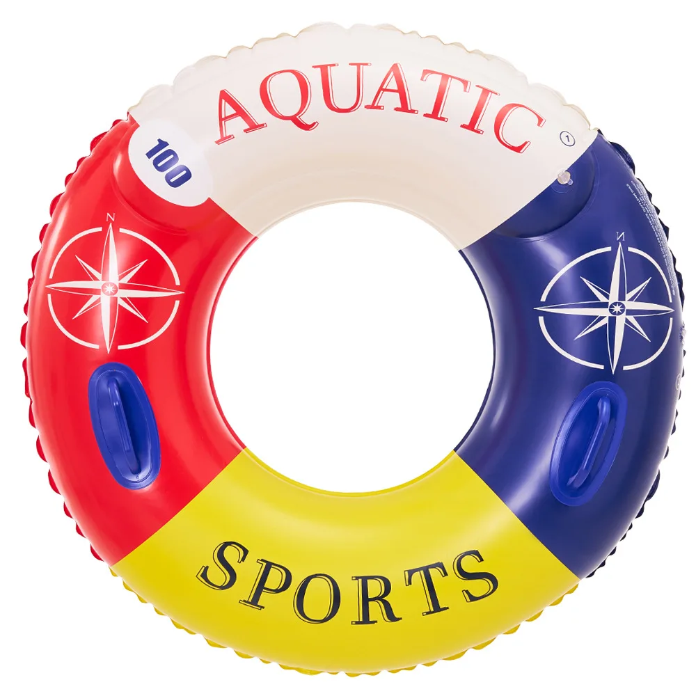 ROOXIN Swim Ring Tube Inflatable Swimming Ring for Adult Teen Swimming Circle Float Pool Water Play Tube Summer Beach Party