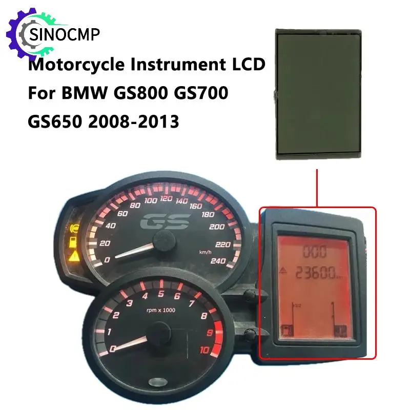 

Motorcycle Speedometer LCD Display Screen For BMW F800GS F700GS F650GS GS800 GS700 GS650 2008-2013 Instrument Cluster Dashboard