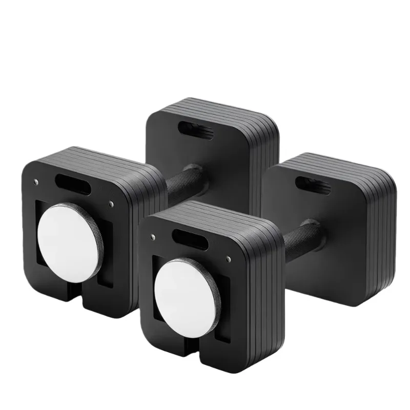 Quickly Adjustable Barbell and Kettlebell Detachable Multi-functional Set, Pure Steel Insert Dumbbells