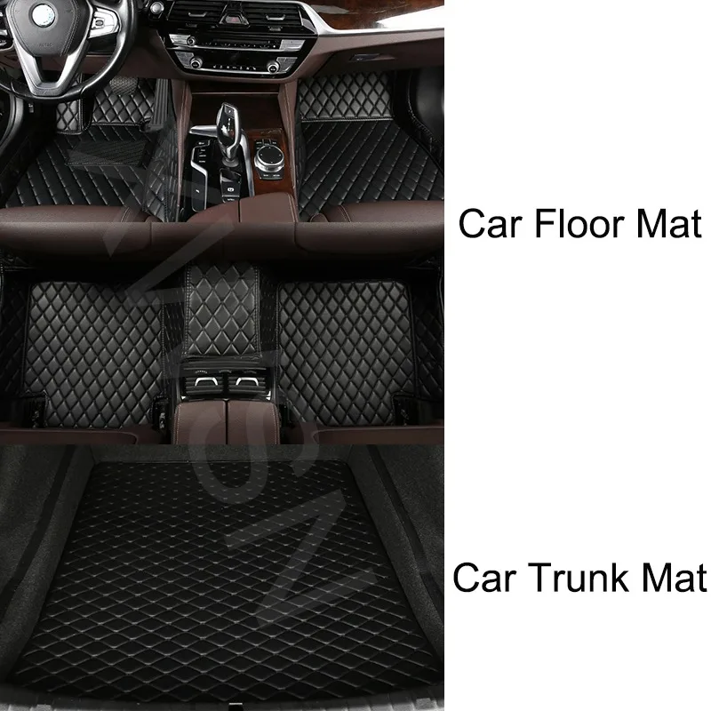 Custom Car Floor Mat for BMW 3 Series F30 F31 Touring F34 GT G20 2020-2023 Interior Details Accessories Carpet Car Trunk Mat