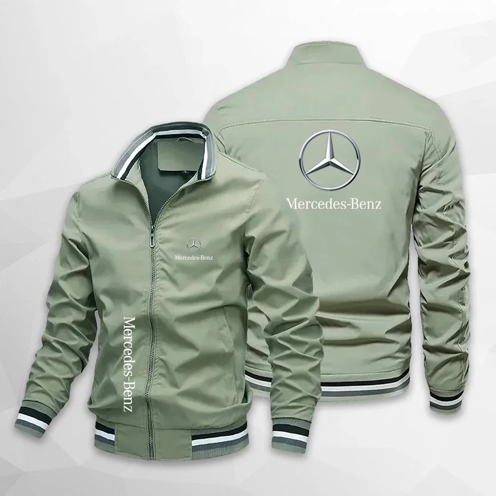 2024 new Mercedes Benz men\'s and women\'s cycling jackets, motorcycle jackets, high-quality outdoor leisure sports bike jackets,