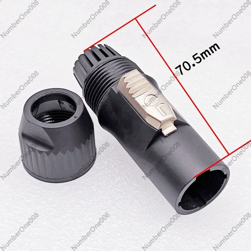 A84E-20Pcs 3Pins True Locking Connector Male Plug Jack NAC3FX-W NAC3MX-W PA66 Material IP65 Grade Waterproof