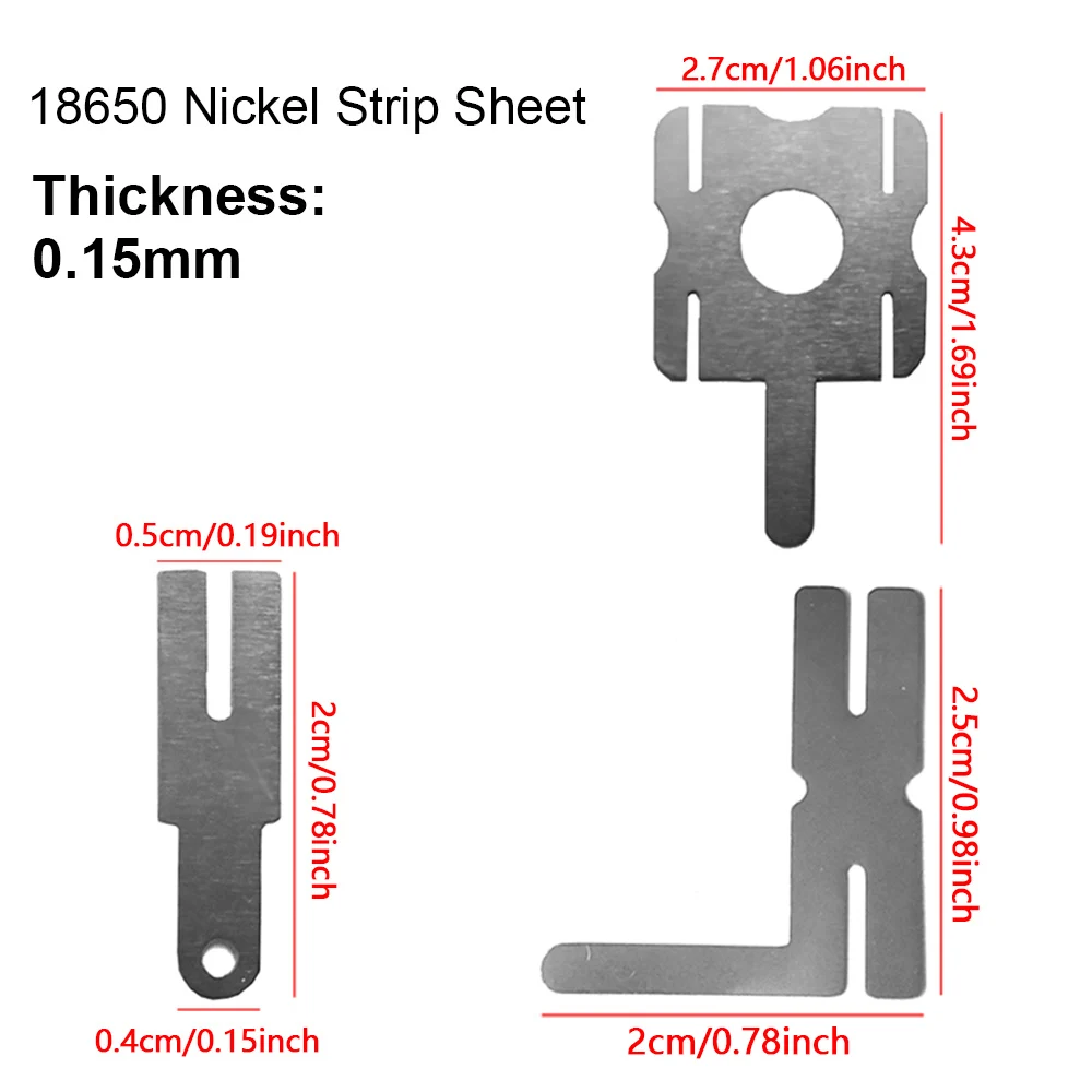 Nickel Tape Strip For 18650Battery 0.15mm Thickness Nickel Sheets Spot Welding Nickle Plated Welding Connector Tape High Quality