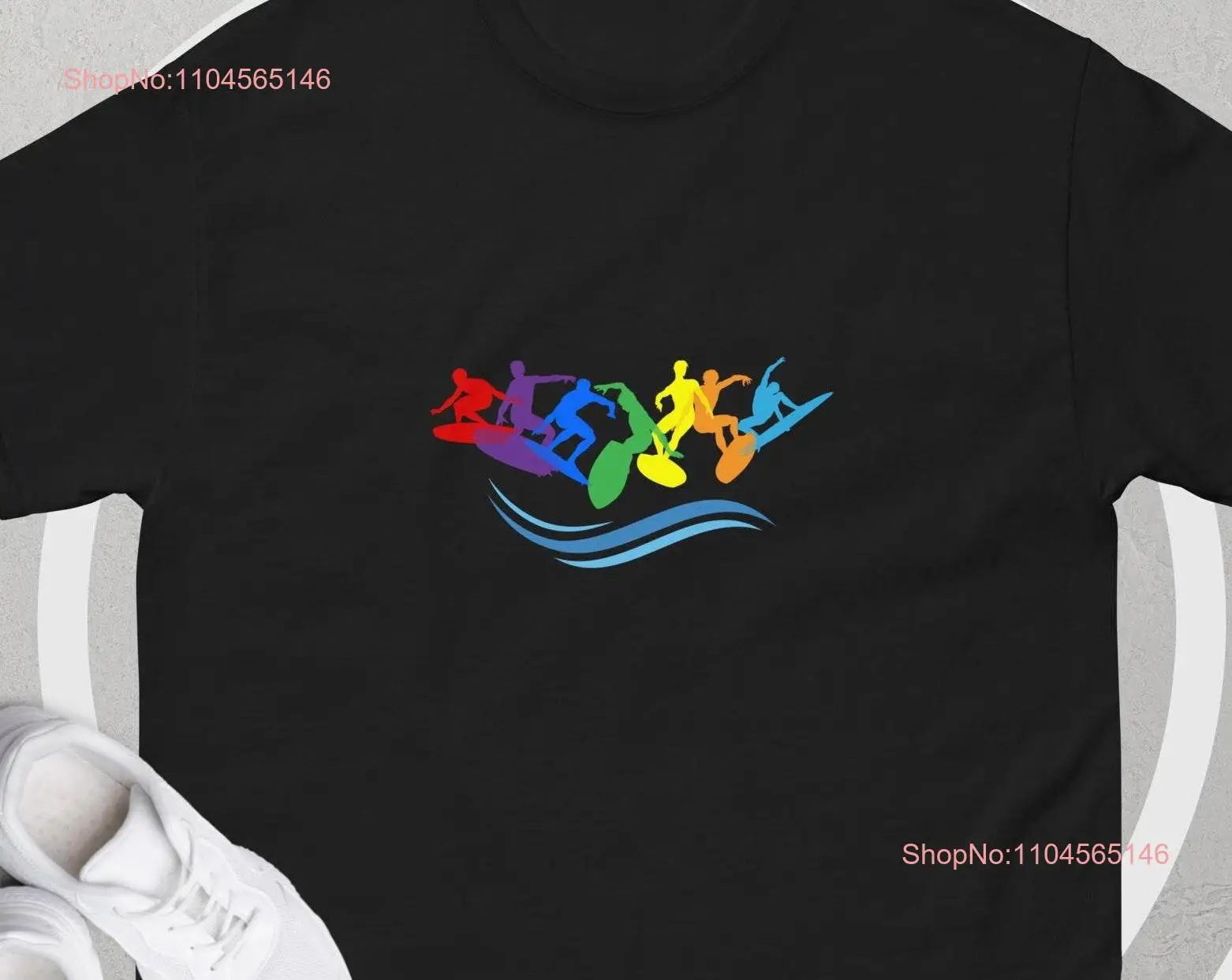 

Surfing T Shirt long or short sleeves