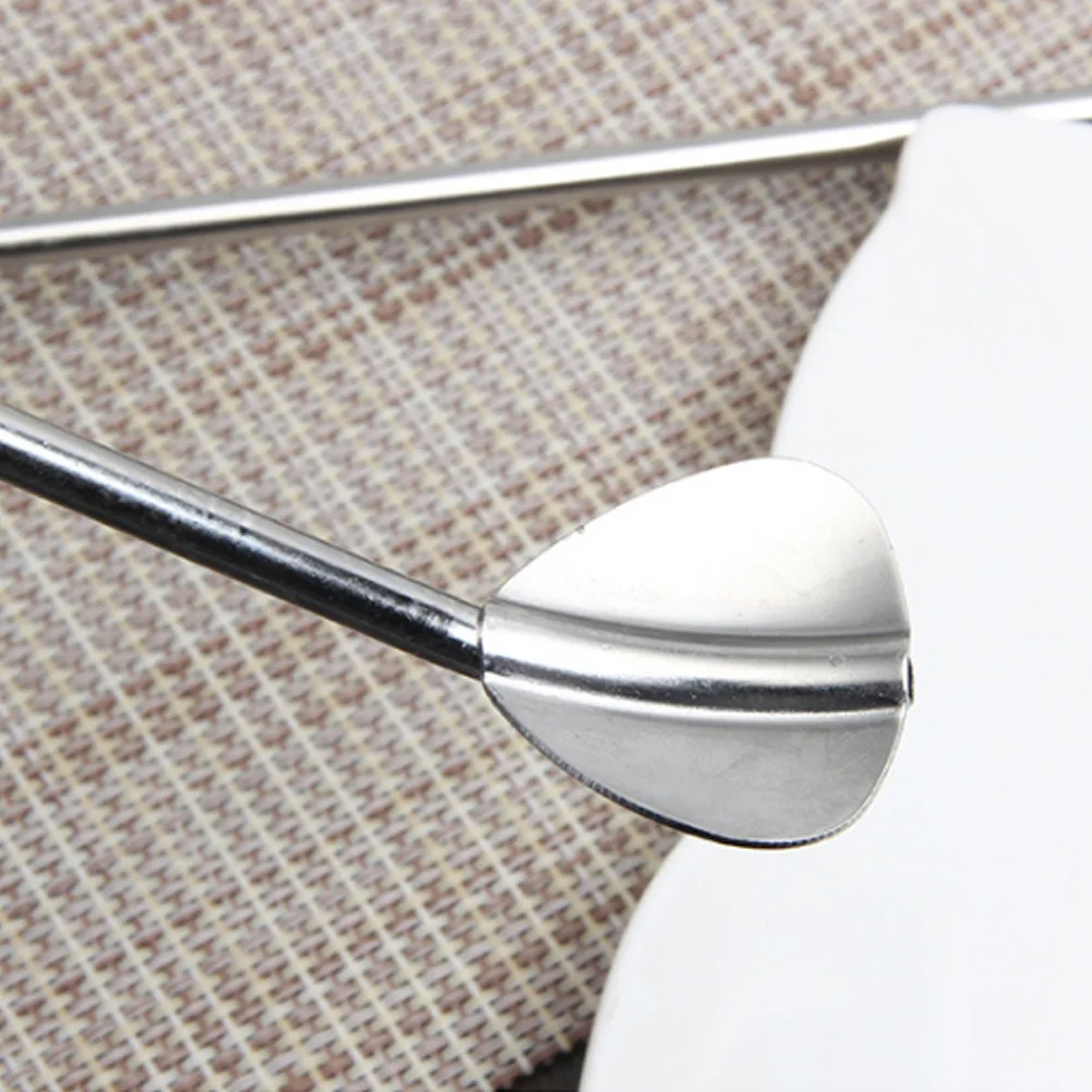 

6 pcs Stainless Steel Straw Spoon Reusable Metal Drinking Tool Hollow Handle For Cocktail Party Beverage Bar Accessory